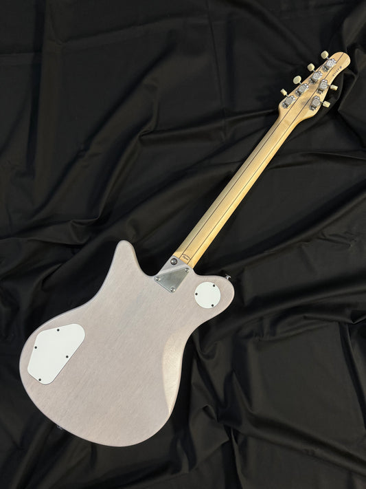 OOPEGG Limited Edition Trailbreaker Special w. G5 Vibrato + Soapbar Humbucker / White Blonde