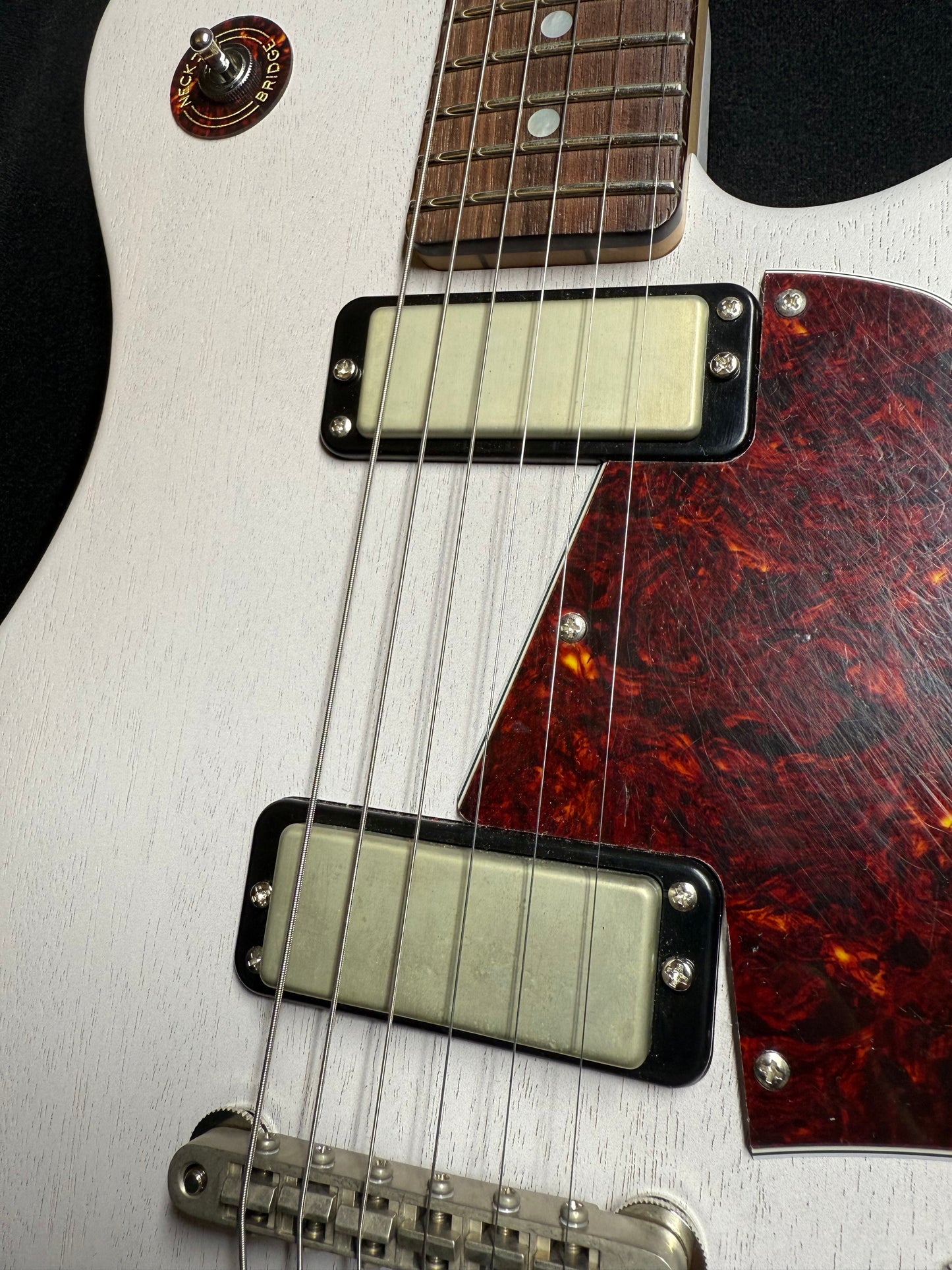 OOPEGG Limited Edition Trailbreaker Special w. G5 Vibrato + Mini Humbucker / White Blonde